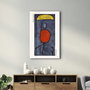 Wallity Pintura Decorativa de Vidrio Templado Multicolor 46 x 72 cm